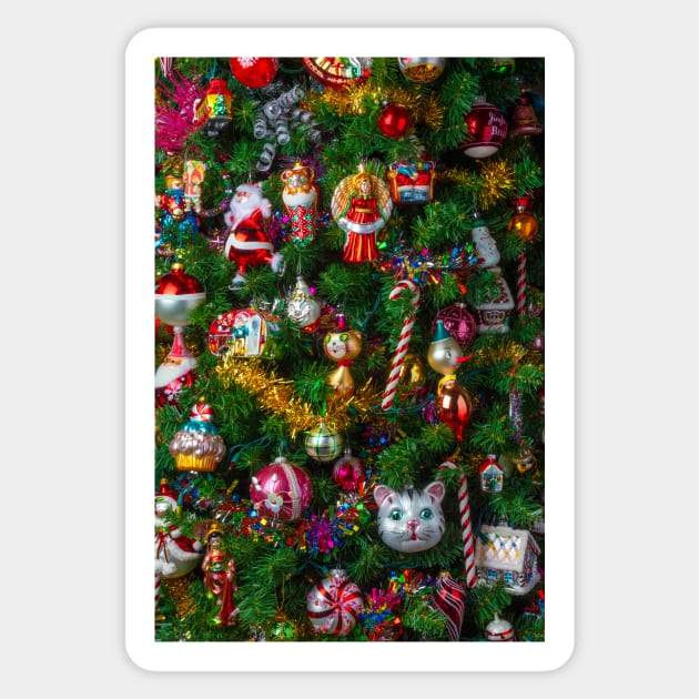 Wonderful Christmas ornaments Sticker by photogarry